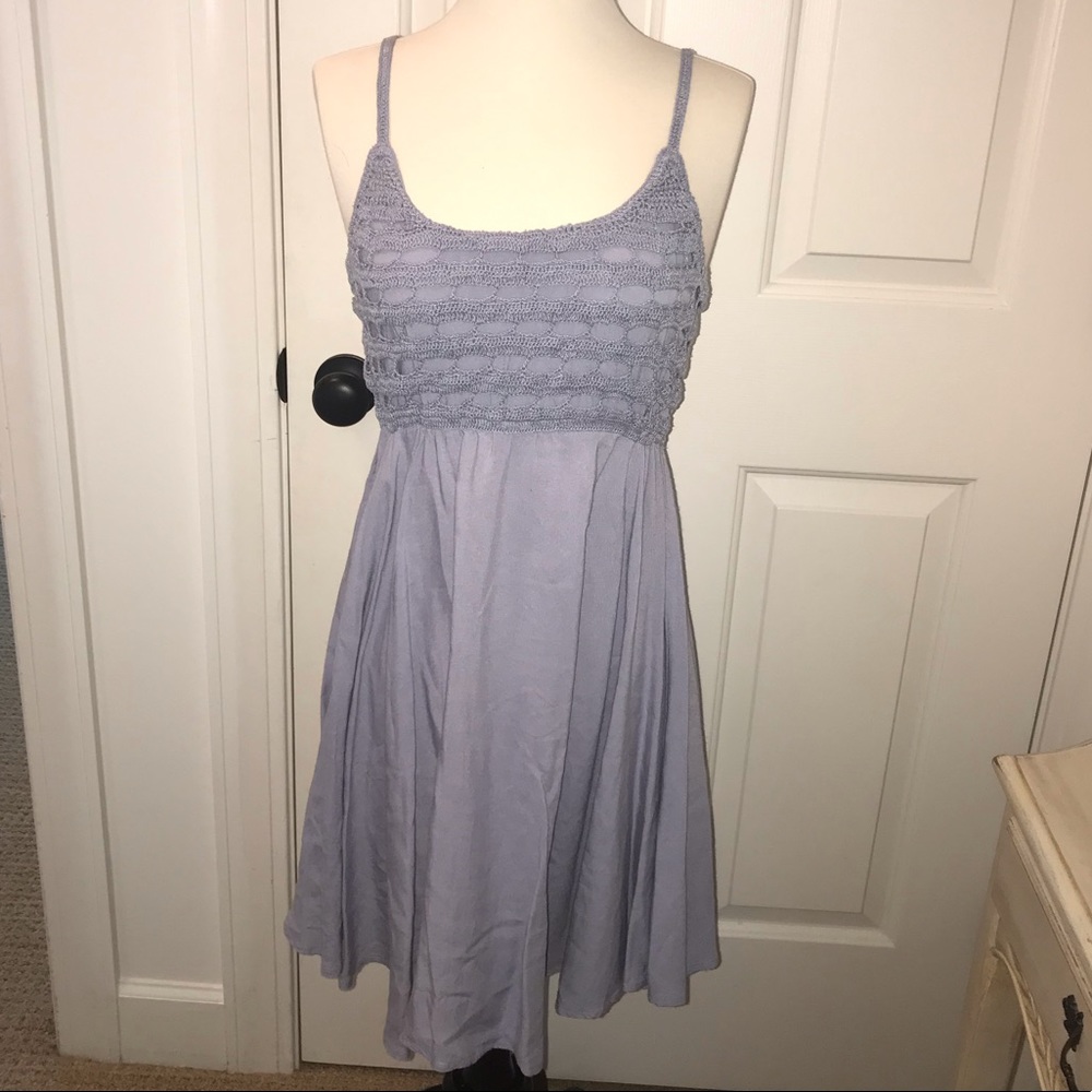 lavender O’Neill crochet dress